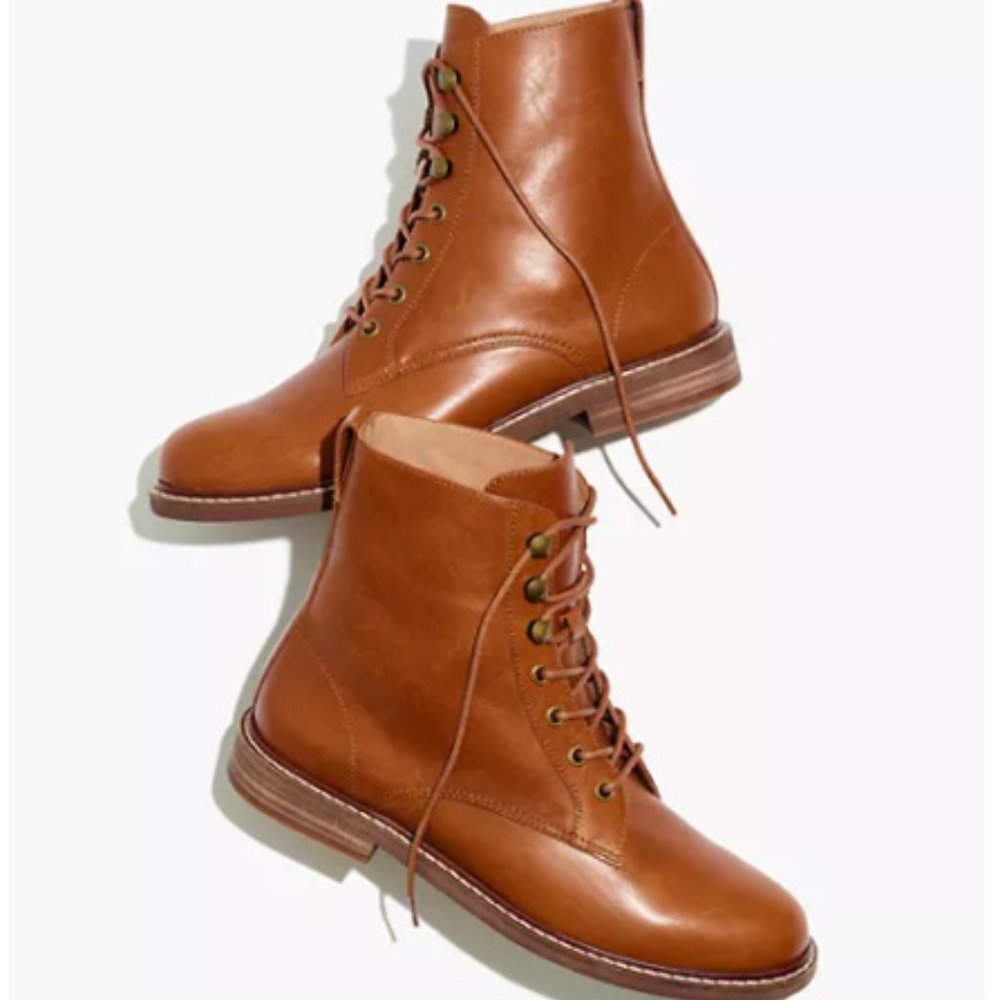 Madewell  Kellie Lace-Up Boot Size 8